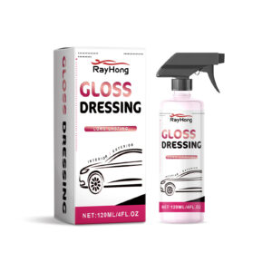 Fast-acting car paint polish spray for scratch repair and surface protection