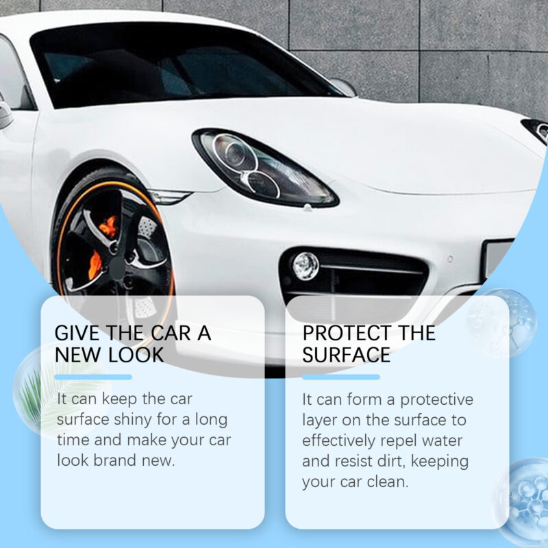 Fast-Acting Car Paint Polish Wax – Scratch Repair, Protective Coating, Surface-Safe - Image 3