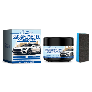 Fast-acting car paint polish wax for scratch repair and surface shine