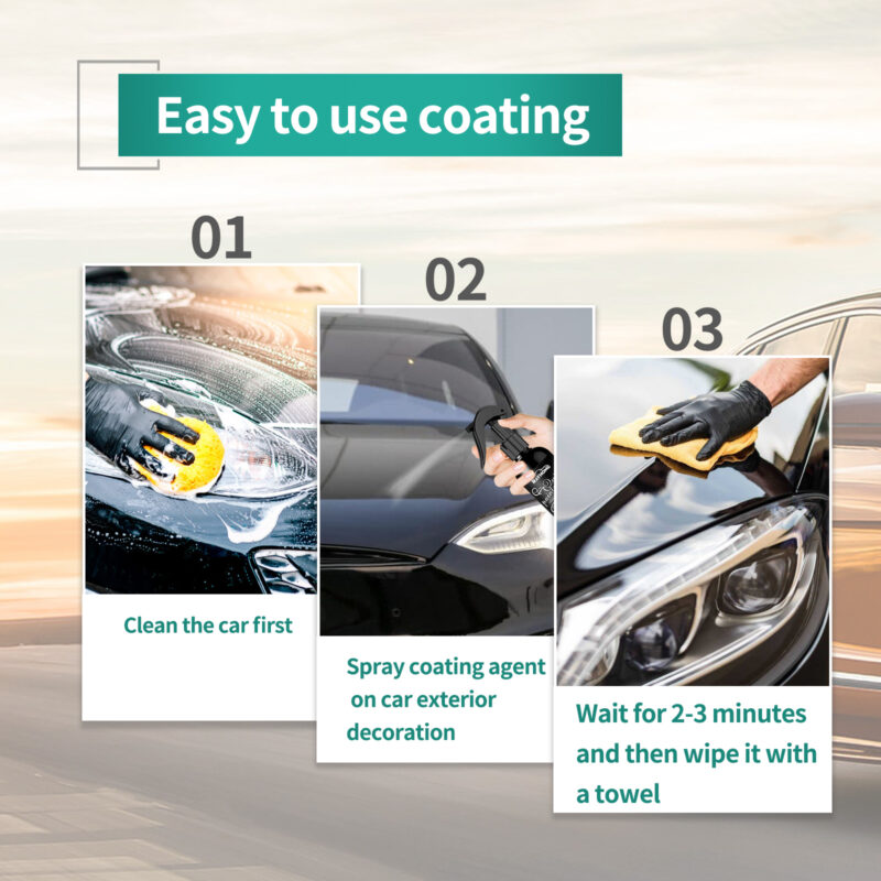 Fast-Acting Car Paint Protector | Multi-Purpose Anti-Scratch Coating for Decontamination & Surface Safety - Image 5
