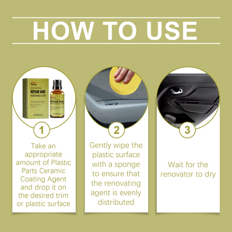 Fast-Acting Car Plastic Restorer – Interior/Exterior Coating, Surface-Safe Plating Agent - Image 6