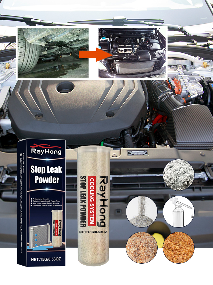 Fast-Acting Car Radiator Leak Repair Powder – Water Tank Sealer, Safe & Durable - Image 2