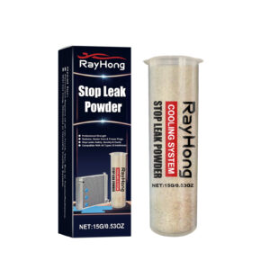 Fast-acting car radiator leak repair powder for quick water tank sealing