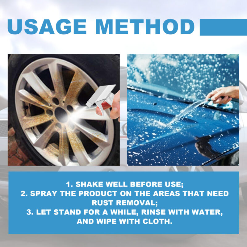 Fast-Acting Car Rust Remover & Iron Powder Remover – Surface-Safe Protective Formula - Image 6