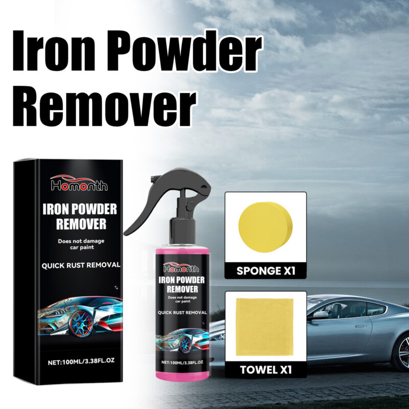 Fast-Acting Car Rust Remover | Multi-Purpose Iron Powder Cleaner with Protective Formula - Image 2
