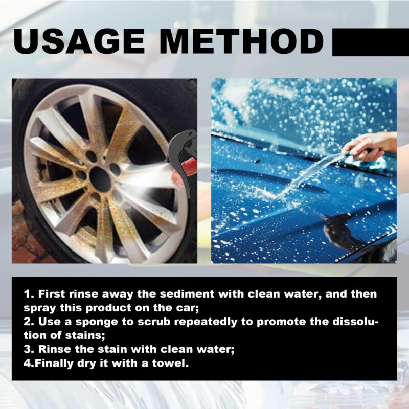 Fast-Acting Car Rust Remover | Multi-Purpose Iron Powder Cleaner with Protective Formula - Image 5