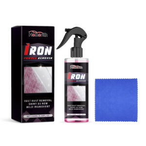 Fast-acting car rust remover effectively dissolves surface rust