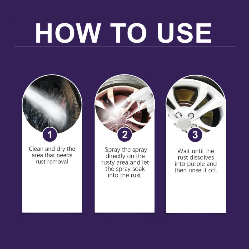 Fast-Acting Car Rust Remover | Safe Paint Decontamination & Surface Cleaner - Image 6