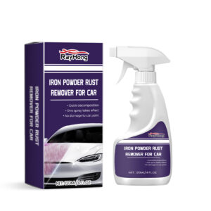 Fast-acting car rust remover for effective rust removal and safe paint decontamination