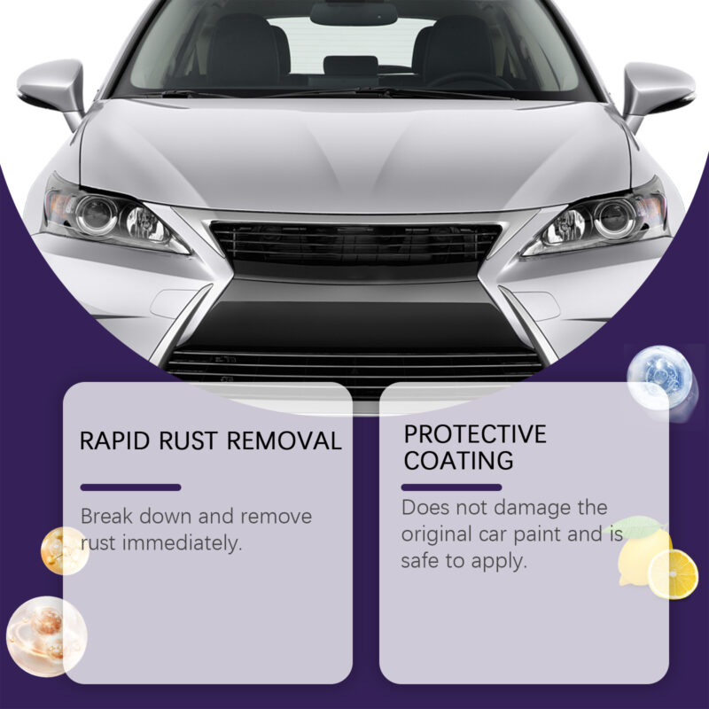 Fast-Acting Car Rust Remover | Safe Paint Decontamination & Surface Cleaner - Image 4