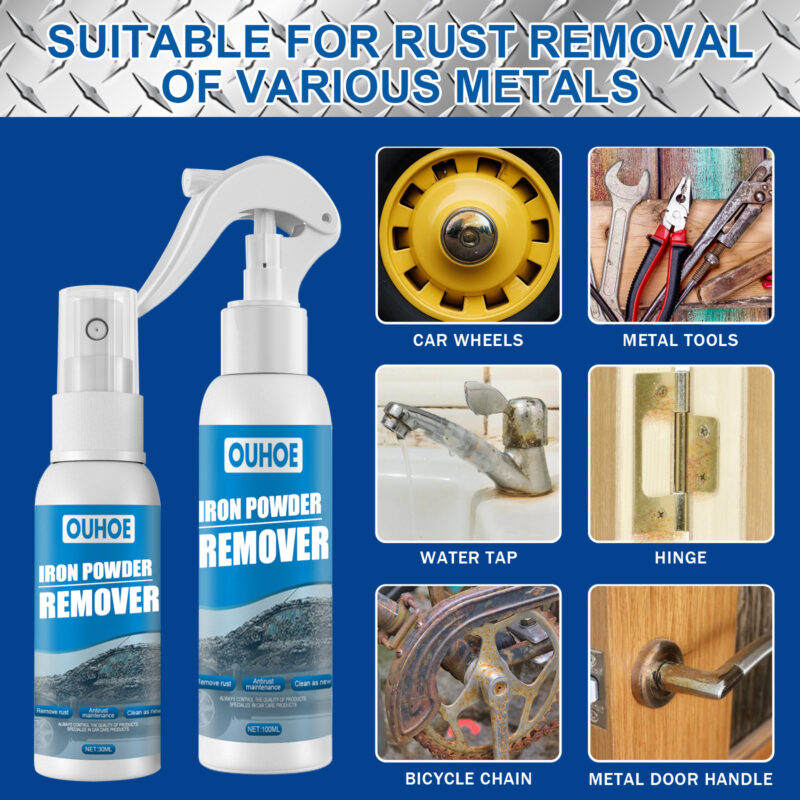 Fast-Acting Car Rust Remover Spray – Protective Formula, Surface-Safe Cleaner - Image 4