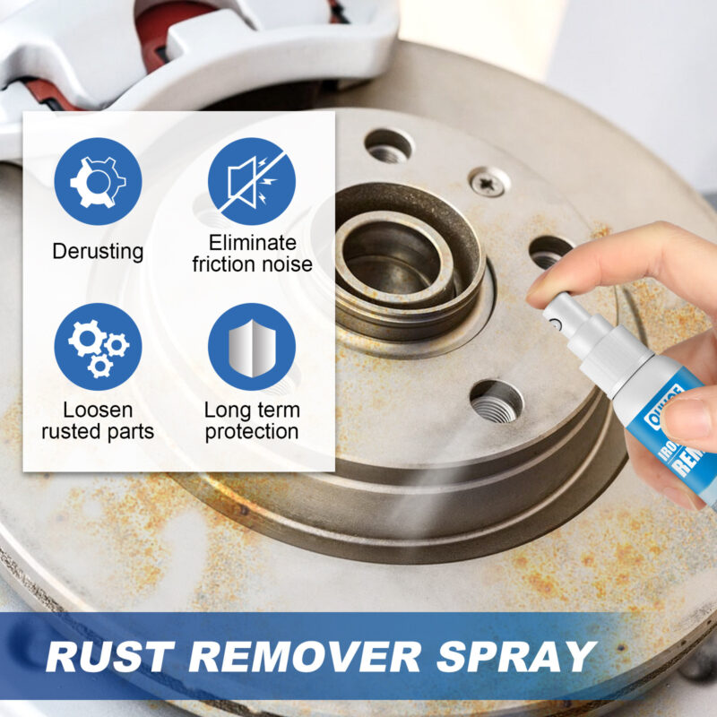Fast-Acting Car Rust Remover Spray – Protective Formula, Surface-Safe Auto Rust Cleaner - Image 3
