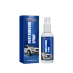 Fast-acting car rust remover spray for quick rust removal on metal surfaces