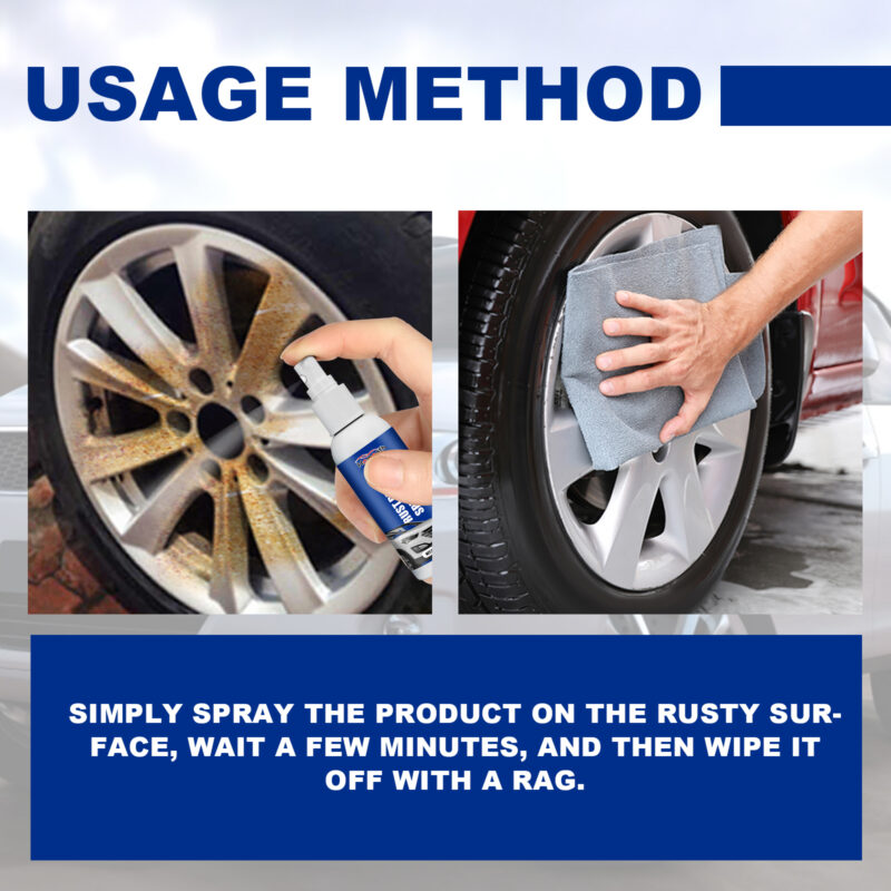 Fast-Acting Car Rust Remover Spray – Rust Removal & Protective Formula, Surface-Safe - Image 5
