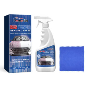 Fast-acting car rust remover spray for effective auto metal cleaning