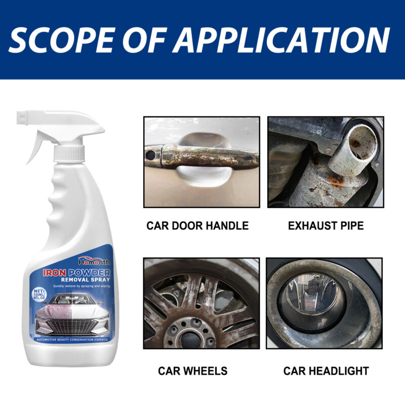 Fast-Acting Car Rust Remover Spray – Safe Protective Formula for Auto Metal Cleaning - Image 3