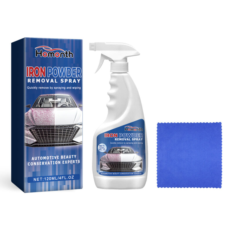 Fast-acting car rust remover spray for effective auto metal cleaning