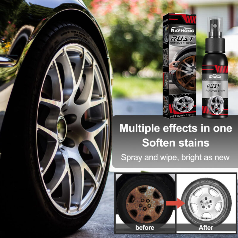 Fast-Acting Car Rust Remover | Wheel Cleaner & Protective Formula for Safe, Multipurpose Use - Image 2
