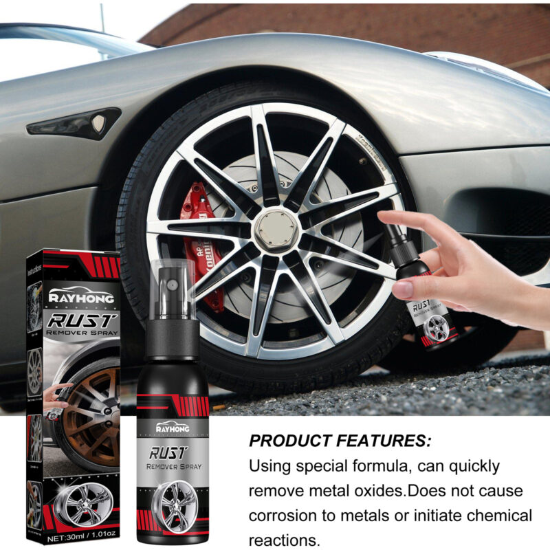 Fast-Acting Car Rust Remover | Wheel Cleaner & Protective Formula for Safe, Multipurpose Use - Image 4