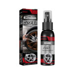 Fast-acting car rust remover for effective rust removal on metal surfaces