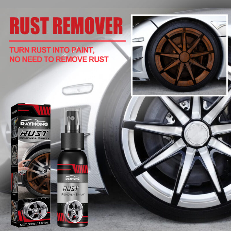 Fast-Acting Car Rust Remover – Wheel/Metal Safe, Rust Protection & Brightener - Image 2