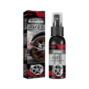 Fast-acting car rust remover for effective rust removal on metal surfaces