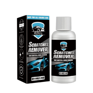 Fast-acting car scratch remover cream for quick paint refurbishment
