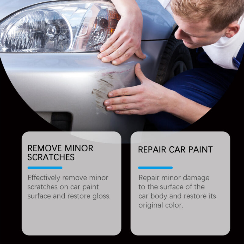 Fast-Acting Car Scratch Remover Cream – Paint Refurbishment, Safe Surface Care - Image 3