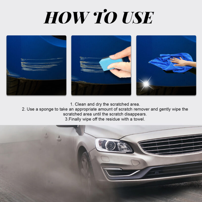 Fast-Acting Car Scratch Remover – Paint Repair, Safe Multi-Purpose Formula - Image 6