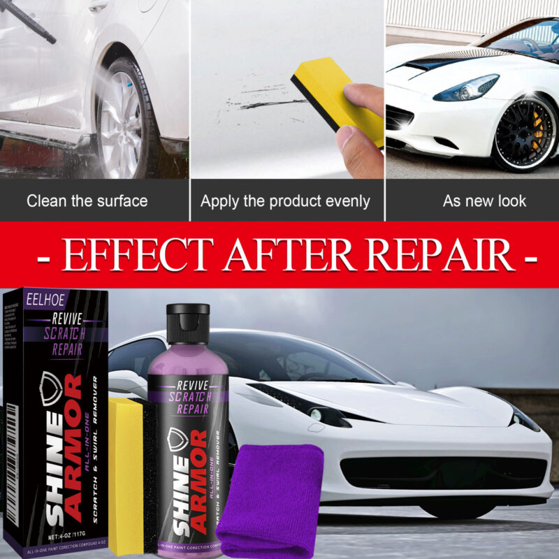 Fast-Acting Car Scratch Remover & Surface-Safe Polish - Multi-Purpose Repair Liquid - Image 2