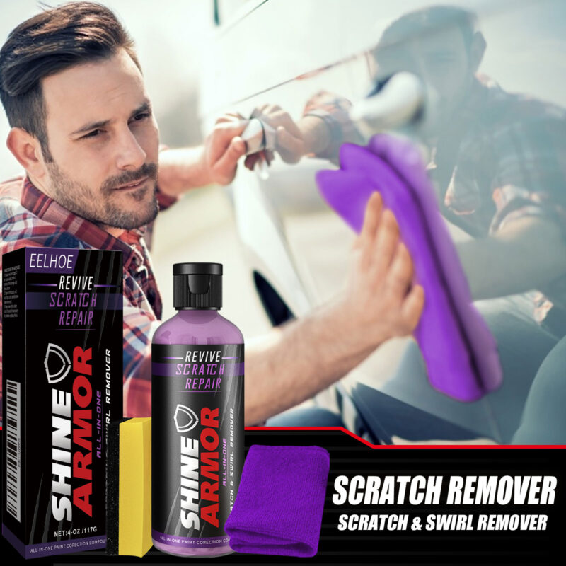Fast-Acting Car Scratch Remover & Surface-Safe Polish - Multi-Purpose Repair Liquid - Image 3