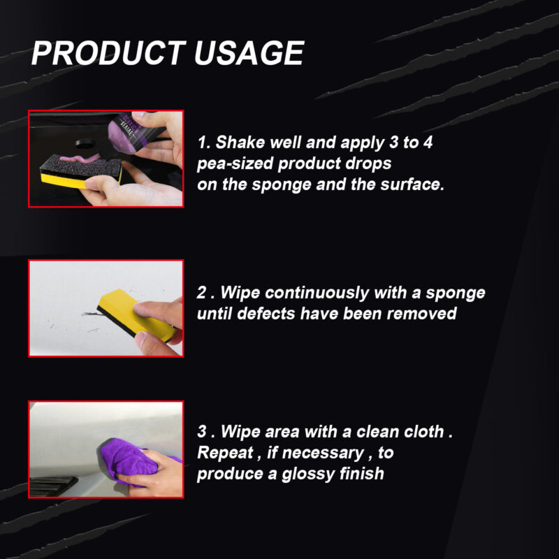 Fast-Acting Car Scratch Remover & Surface-Safe Polish - Multi-Purpose Repair Liquid - Image 5