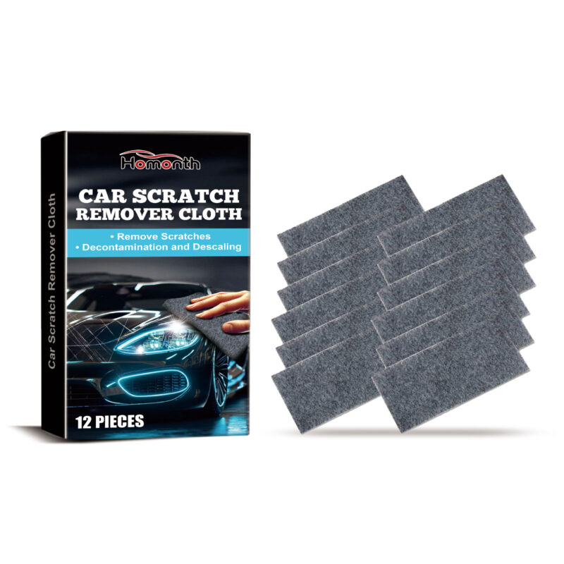 Fast-acting car scratch repair cloth for safe paint surface polishing