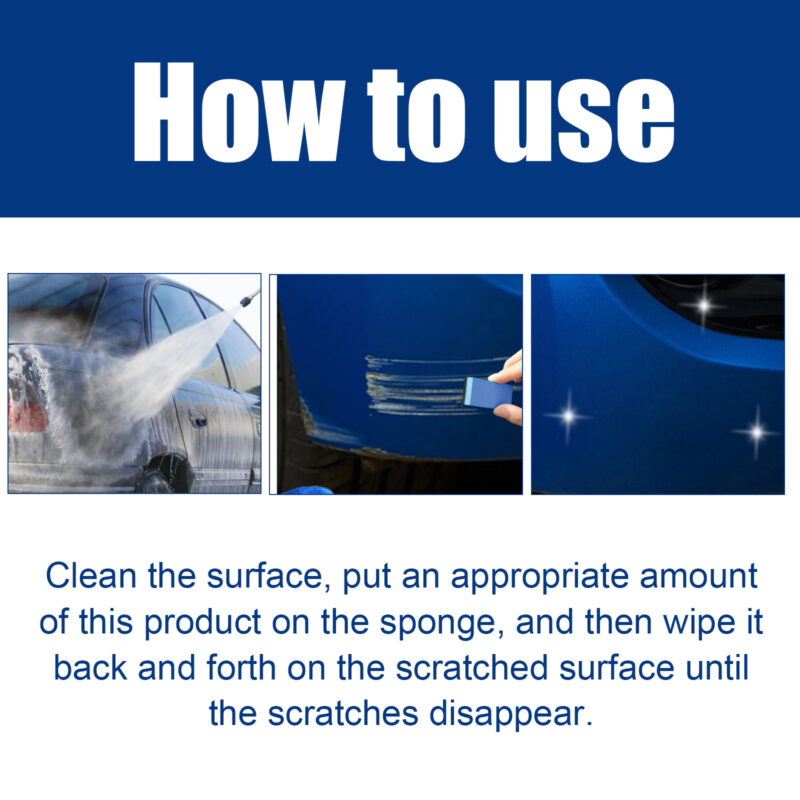 Fast-Acting Car Scratch Repair Cream – Multi-Purpose, Surface-Safe Formula for Paint Refinish & Polishing - Image 5