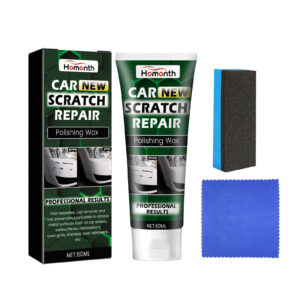 Fast-acting car scratch repair cream safe for interior and exterior surfaces