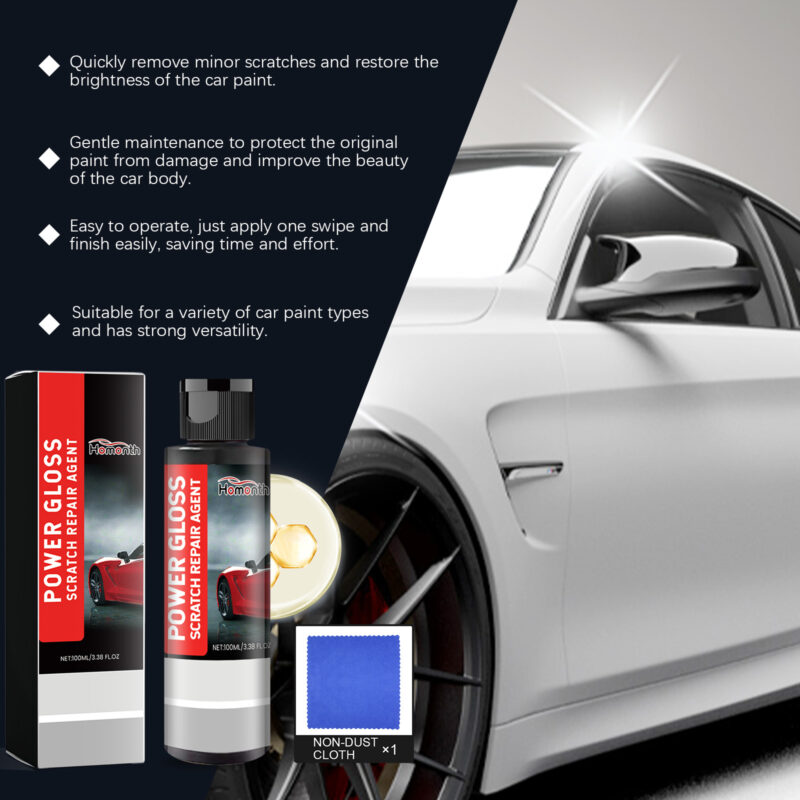 Fast-Acting Car Scratch Repair Kit | Paint Polishing & Safe Maintenance Set - Image 3