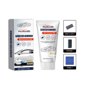 Fast-acting car scratch repair kit for safe paint restoration and polish