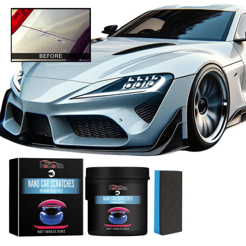 Fast-Acting Car Scratch Repair Polish: Surface-Safe Wax for Paint Maintenance - Image 2