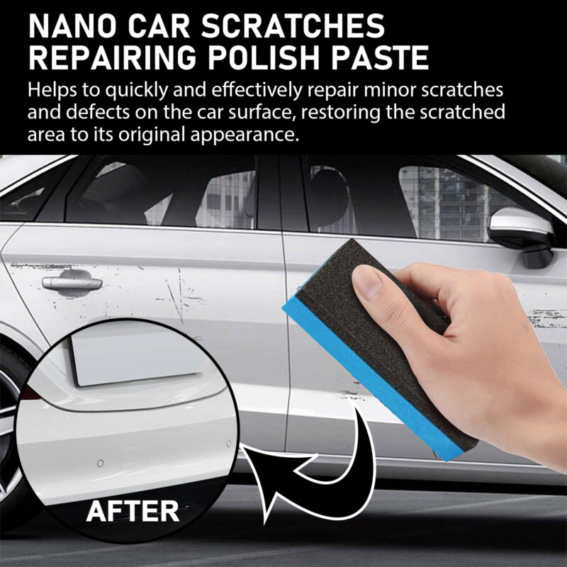 Fast-Acting Car Scratch Repair Polish: Surface-Safe Wax for Paint Maintenance - Image 4