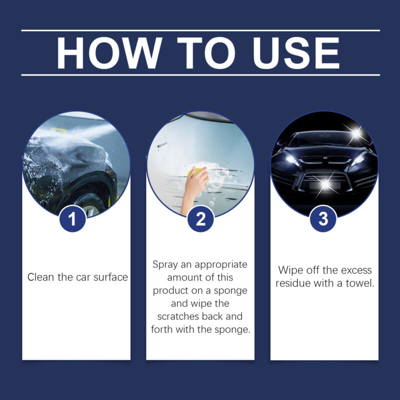 Fast-Acting Car Scratch Repair Spray – Safe Paint Cleaner & Protective Formula - Image 6