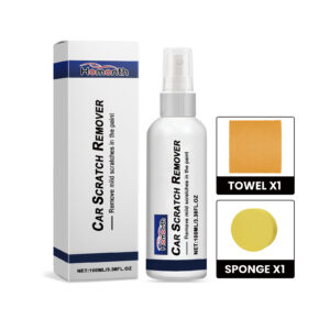 Fast-acting car scratch repair spray for quick paint restoration