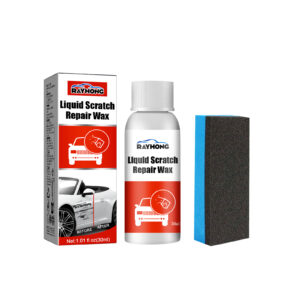 Fast-acting car scratch repair wax for quick surface restoration