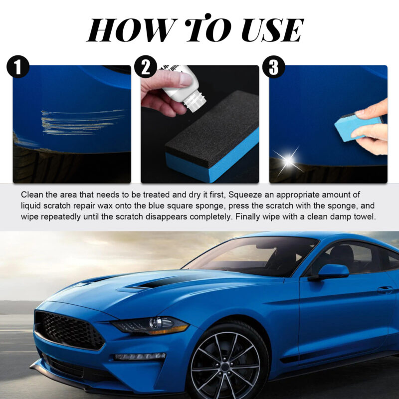 Fast-Acting Car Scratch Repair Wax – Multi-Purpose, Surface-Safe Formula - Image 5