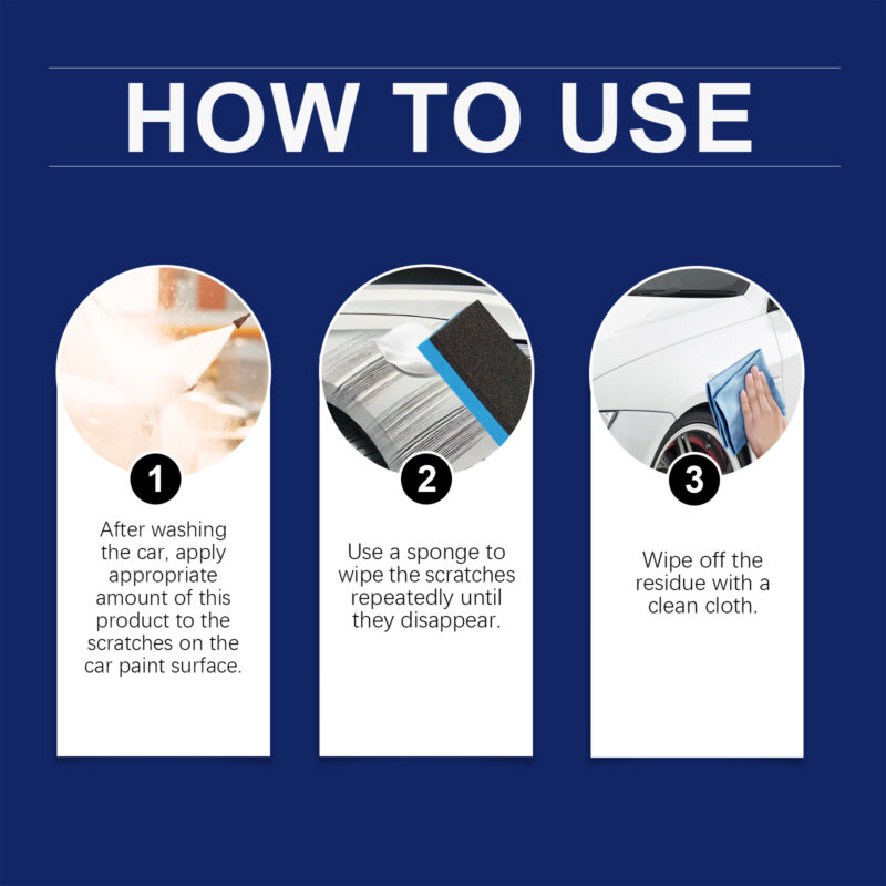 Fast-Acting Car Scratch Repair Wax – Safe, Multi-Purpose Paint Polishing & Mark Removal - Image 6