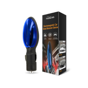 Portable fast-acting car snow remover for quick ice removal