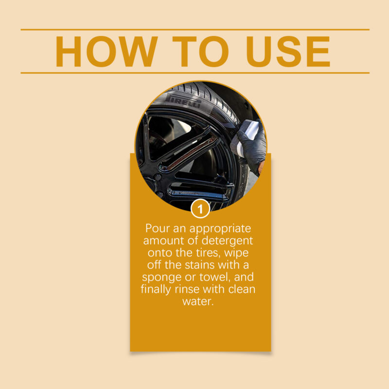 Fast-Acting Car Tire Cleaner – Safe, Multi-Purpose Tire Decontamination & Descaling Formula - Image 6