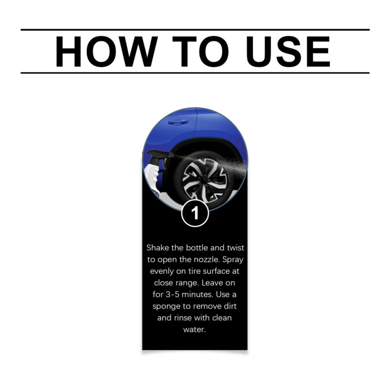 Fast-Acting Car Tire Foam Cleaner – Deep Decontamination, Protective Formula - Image 6