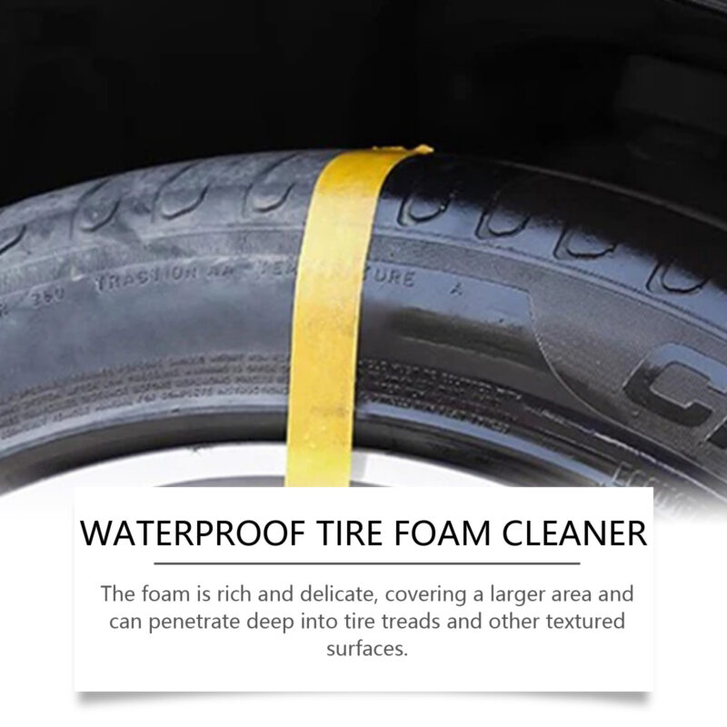 Fast-Acting Car Tire Foam Cleaner – Deep Decontamination, Protective Formula - Image 3