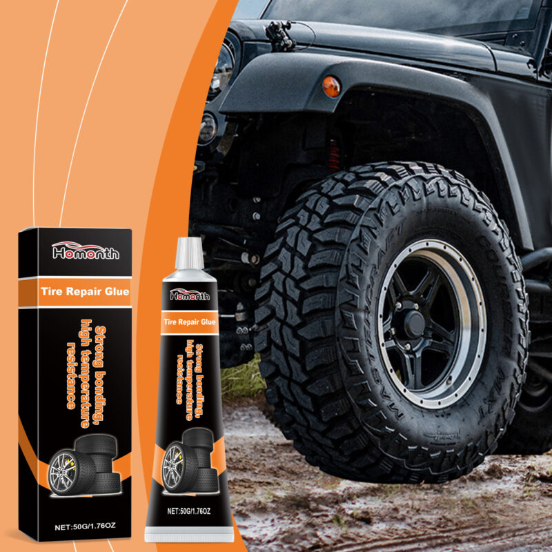 Fast-Acting Car Tire Repair Adhesive: Fix Cracks & Scratches Safely - Image 2