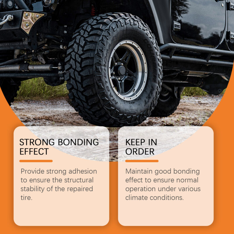 Fast-Acting Car Tire Repair Adhesive: Fix Cracks & Scratches Safely - Image 3